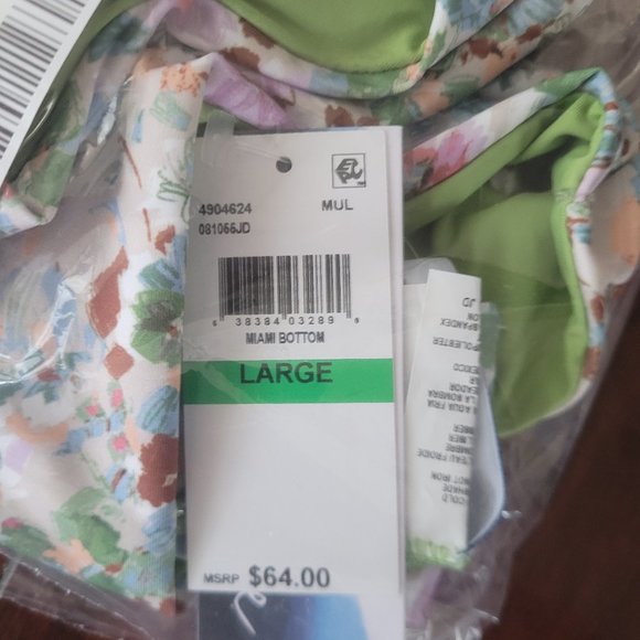 ISABELLA ROSE Miami Banded High Waist Bikini Bottom (L) |*RUNS SMALL; SIZE UP* - Picture 6 of 10